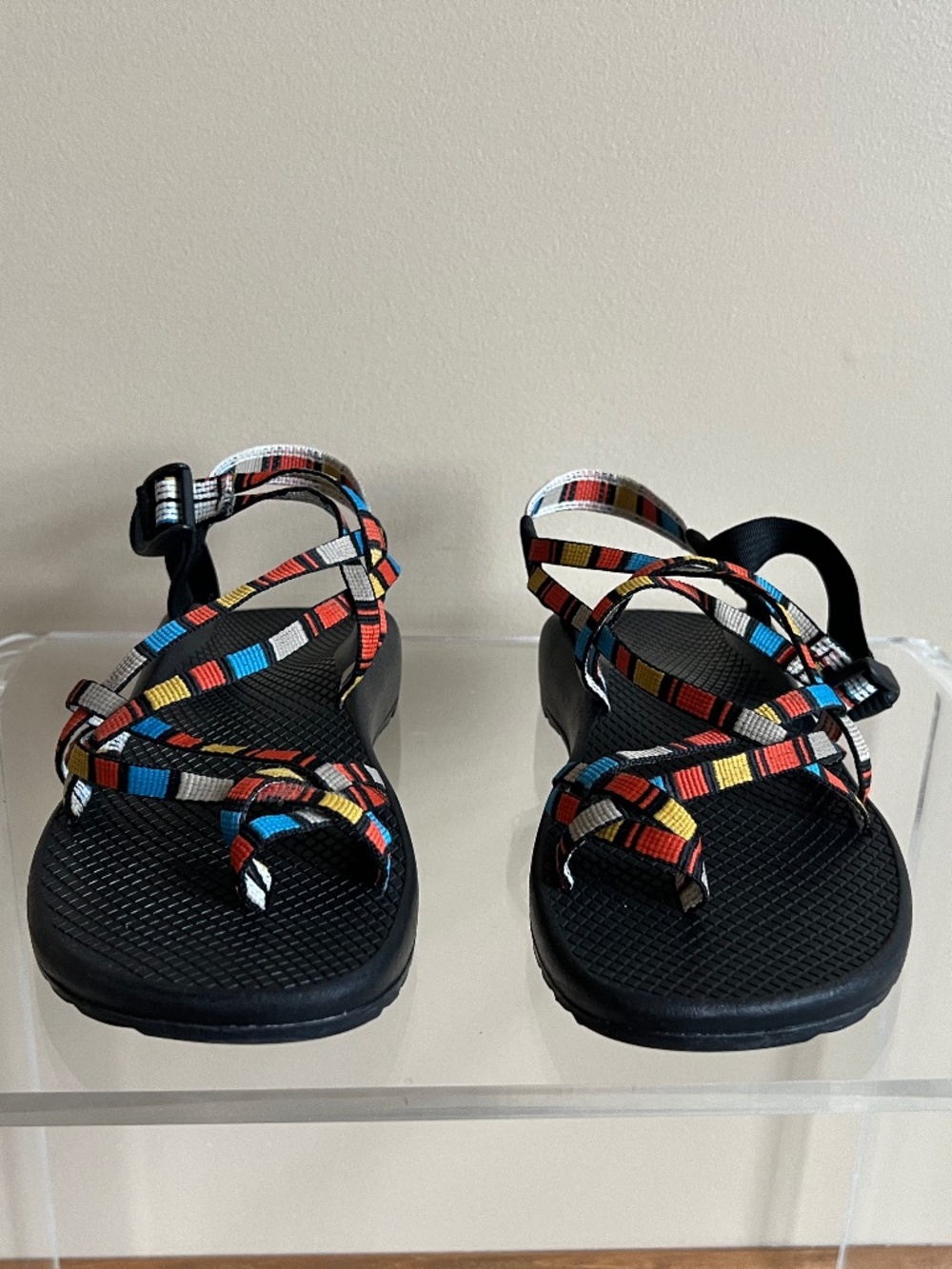 Chaco Women's ZX2 Classic Sport Sandal Size 10 Black/Multicolor